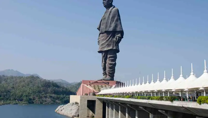 The Statue of Unity in Narmada