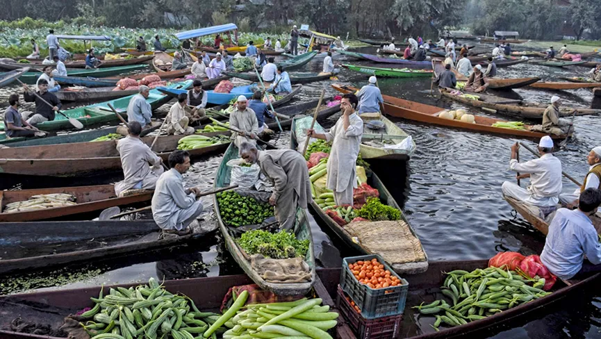 Floating Vegetable Market
