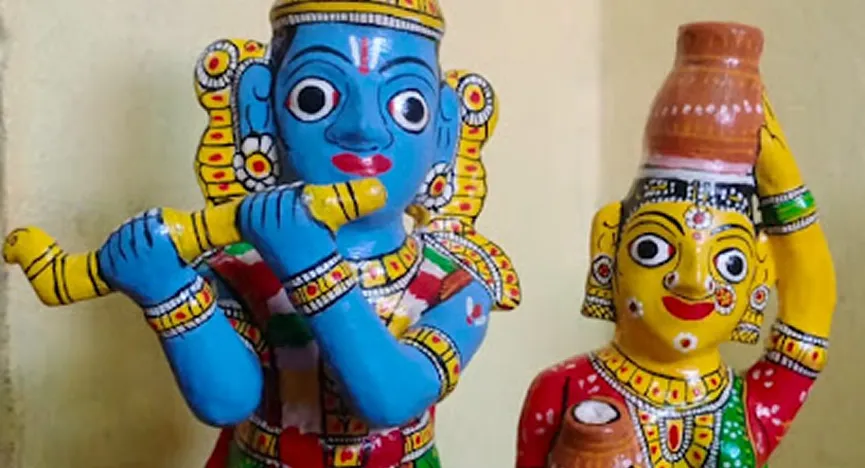 Cheriyal paintings Mallesham