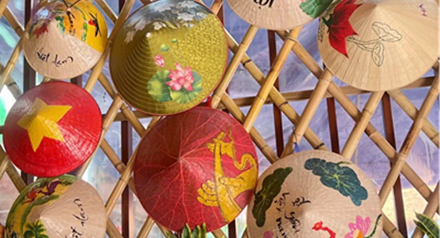 Le Van Tuy artisan of conical hats from Chuong Village