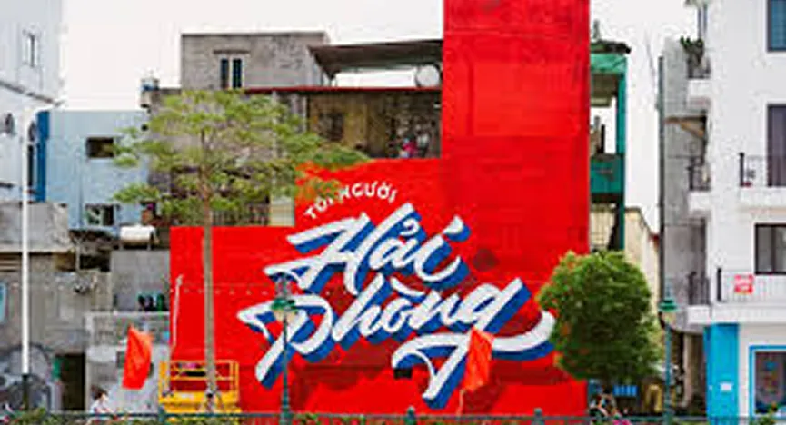 Hai Phong Graffiti Check in