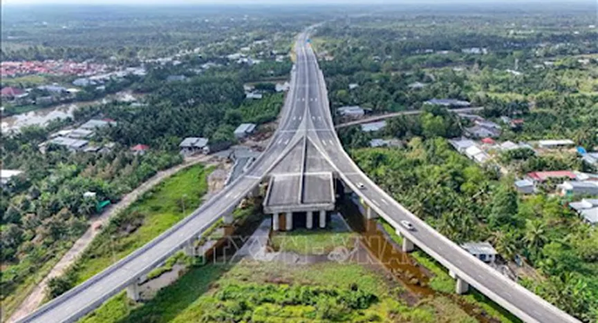 IC2 interchange of the Can Tho Ca Mau Expressway and the Can Tho Western Ring Road