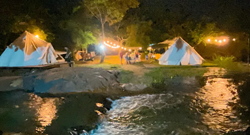 Hoa Binh Waterfall Camping Area